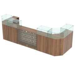 Торговый островок для кожгалантереи ВАЛЕНТИНО №7, Орех