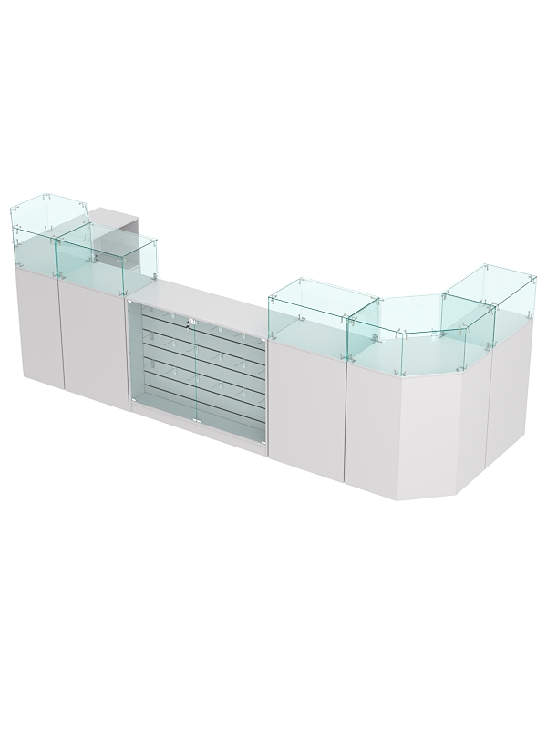 Торговый островок для кожгалантереи ВАЛЕНТИНО №7, Серый