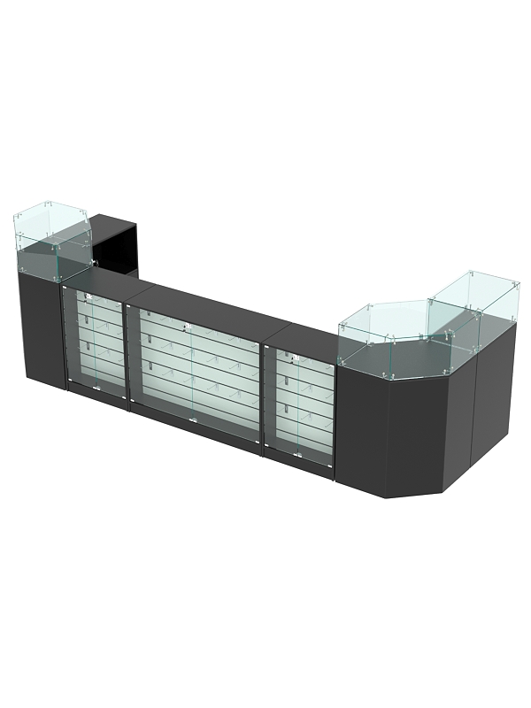 Торговый островок для кожгалантереи ВАЛЕНТИНО №8, Черный