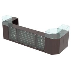 Торговый островок для кожгалантереи ВАЛЕНТИНО №8, Дуб Венге