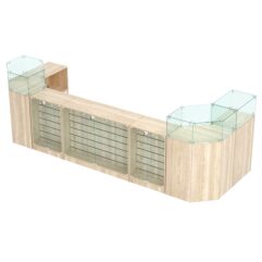 Торговый островок для кожгалантереи ВАЛЕНТИНО №8, Дуб Сонома