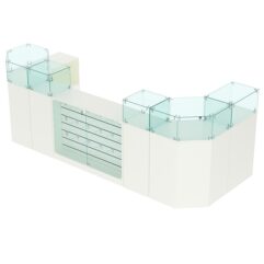 Торговый островок для кожгалантереи ВАЛЕНТИНО №9, Белый