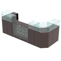 Торговый островок для кожгалантереи ВАЛЕНТИНО №9, Дуб Венге