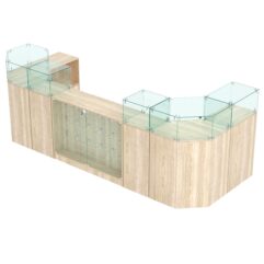 Торговый островок для кожгалантереи ВАЛЕНТИНО №9, Дуб Сонома