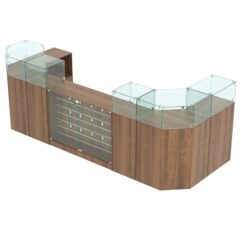 Торговый островок для кожгалантереи ВАЛЕНТИНО №9, Орех