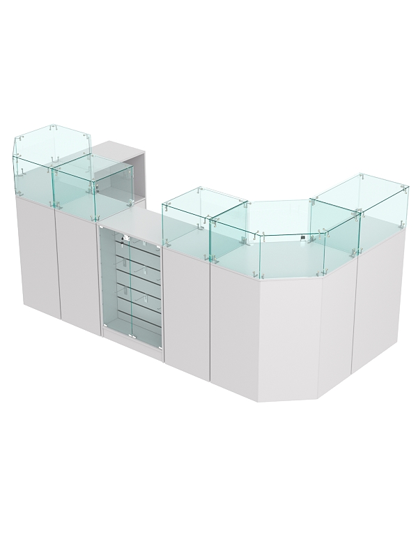 Торговый островок для кожгалантереи ВАЛЕНТИНО №10, Серый