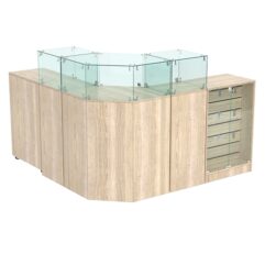 Торговый островок для кожгалантереи ВАЛЕНТИНО №13, Дуб Сонома