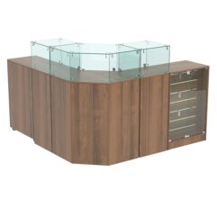 Торговый островок для кожгалантереи ВАЛЕНТИНО №13, Орех