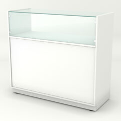 Прилавок для чая и кофе АРАБИКА №1 выкатной, Белый