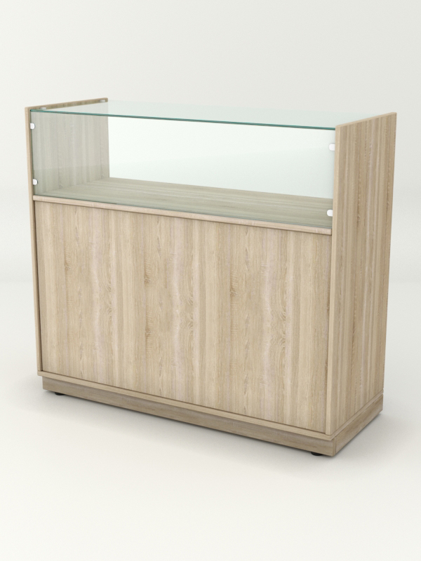 Прилавок для чая и кофе АРАБИКА №1 выкатной, Дуб Сонома