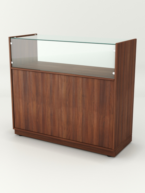 Прилавок для чая и кофе АРАБИКА №1 выкатной, Орех