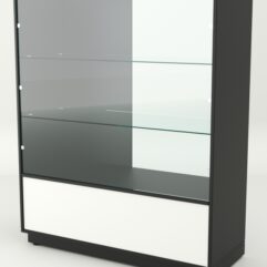 Прилавок для чая и кофе АРАБИКА №2 левосторонний, Черный+Белый