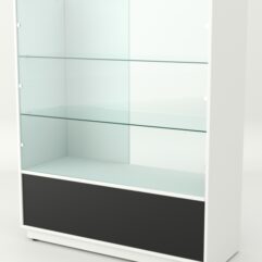 Прилавок для чая и кофе АРАБИКА №2 левосторонний, Белый+Черный