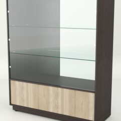 Прилавок для чая и кофе АРАБИКА №2 левосторонний, Дуб Венге+Сонома