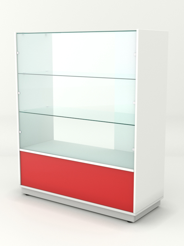 Прилавок для чая и кофе АРАБИКА №2 правосторонний, Белый + красный