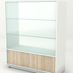 Прилавок для чая и кофе АРАБИКА №3 центральный, Белый + Дуб Сонома