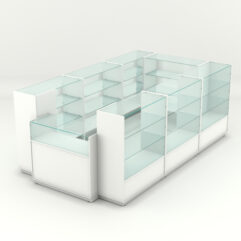 Торговый островок для чая и кофе АРАБИКА №1, Белый