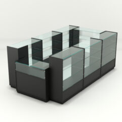 Торговый островок для чая и кофе АРАБИКА №1, Черный