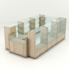 Торговый островок для чая и кофе АРАБИКА №1, Дуб Сонома