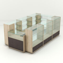 Торговый островок для чая и кофе АРАБИКА №1, Дуб Сонома + Дуб Венге