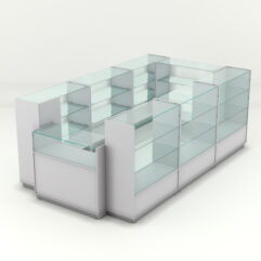 Торговый островок для чая и кофе АРАБИКА №1, Серый