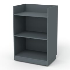 Прилавок для ювелирных изделий ГОЛДЕН №1 выкатной, Темно-Серый