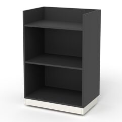 Прилавок для ювелирных изделий ГОЛДЕН №1 выкатной, Черный и Белый