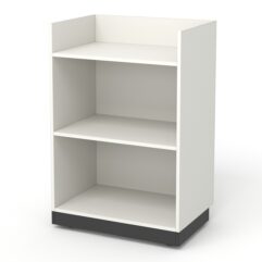 Прилавок для ювелирных изделий ГОЛДЕН №1 выкатной, Белый и Черный