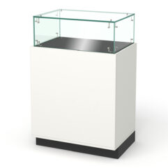 Прилавок для ювелирных изделий ГОЛДЕН №2, Белый и Черный