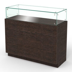 Прилавок для ювелирных изделий ГОЛДЕН №3, Дуб Венге