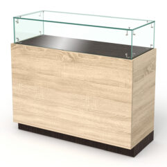 Прилавок для ювелирных изделий ГОЛДЕН №3, Дуб Сонома + Дуб Венге