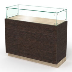 Прилавок для ювелирных изделий ГОЛДЕН №3, Дуб Венге и Дуб Сонома