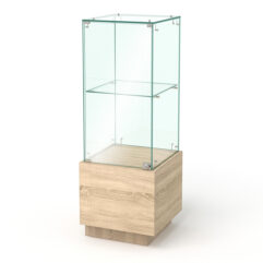 Прилавок для ювелирных изделий ГОЛДЕН №4 угловой правосторонний, Дуб Сонома