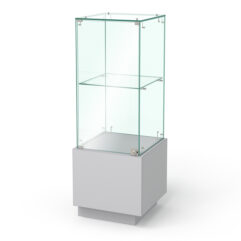 Прилавок для ювелирных изделий ГОЛДЕН №4 угловой правосторонний, Серый