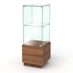 Прилавок для ювелирных изделий ГОЛДЕН №4 угловой правосторонний, Орех