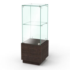 Прилавок для ювелирных изделий ГОЛДЕН №4 угловой правосторонний, Дуб Венге