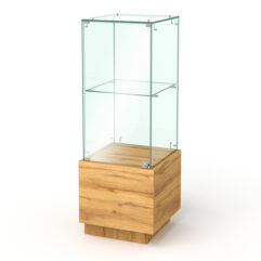 Прилавок для ювелирных изделий ГОЛДЕН №4 угловой правосторонний, Дуб Золотистый