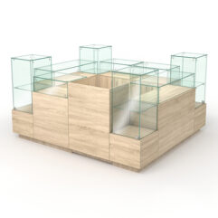 Торговый островок для ювелирных изделий ГОЛДЕН №1, Дуб Сонома