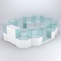 Комплект прилавков ШАНЕЛЬ №16, Белый