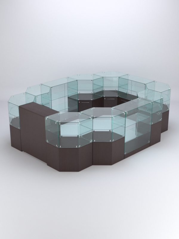 Комплект прилавков ШАНЕЛЬ №16, Дуб Венге