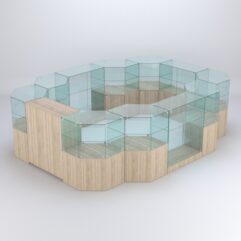 Комплект прилавков ШАНЕЛЬ №16, Дуб Сонома