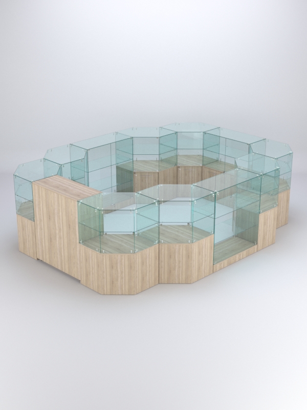 Комплект прилавков ШАНЕЛЬ №16, Дуб Сонома