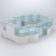 Комплект прилавков ШАНЕЛЬ №16, Серый