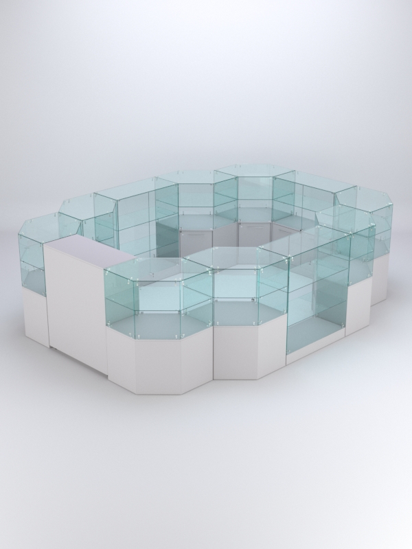 Комплект прилавков ШАНЕЛЬ №16, Серый