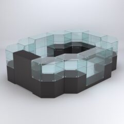 Комплект прилавков ШАНЕЛЬ №16, Черный