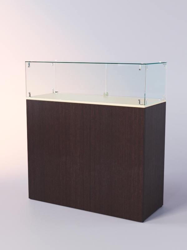 Прилавок ЛОРНЕТ №1, Дуб Венге + Крем Вайс