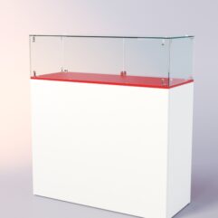 Прилавок ЛОРНЕТ №1, Белый + красный