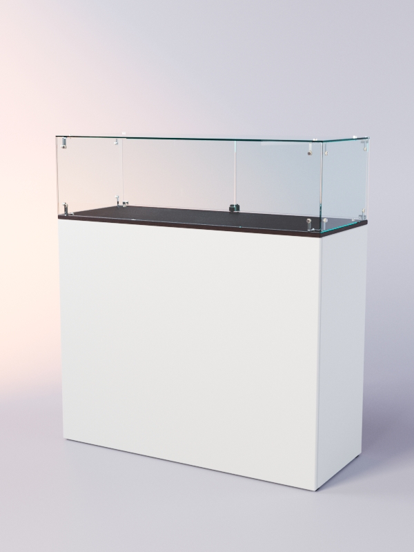 Прилавок ЛОРНЕТ №1, Серый + Дуб Венге