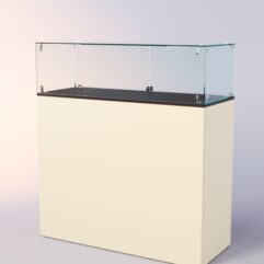 Прилавок ЛОРНЕТ №1, Крем Вайс + Дуб Венге