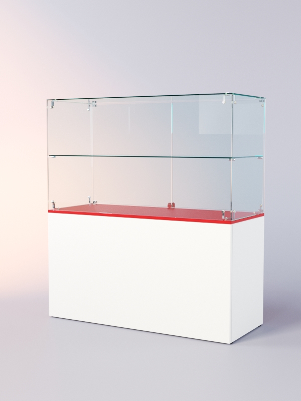 Прилавок ЛОРНЕТ №2, Белый + красный